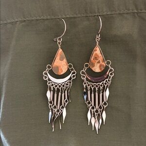 ALPACA SILVER HANDCRAFTED EARRINGS IMPORTED - NWT